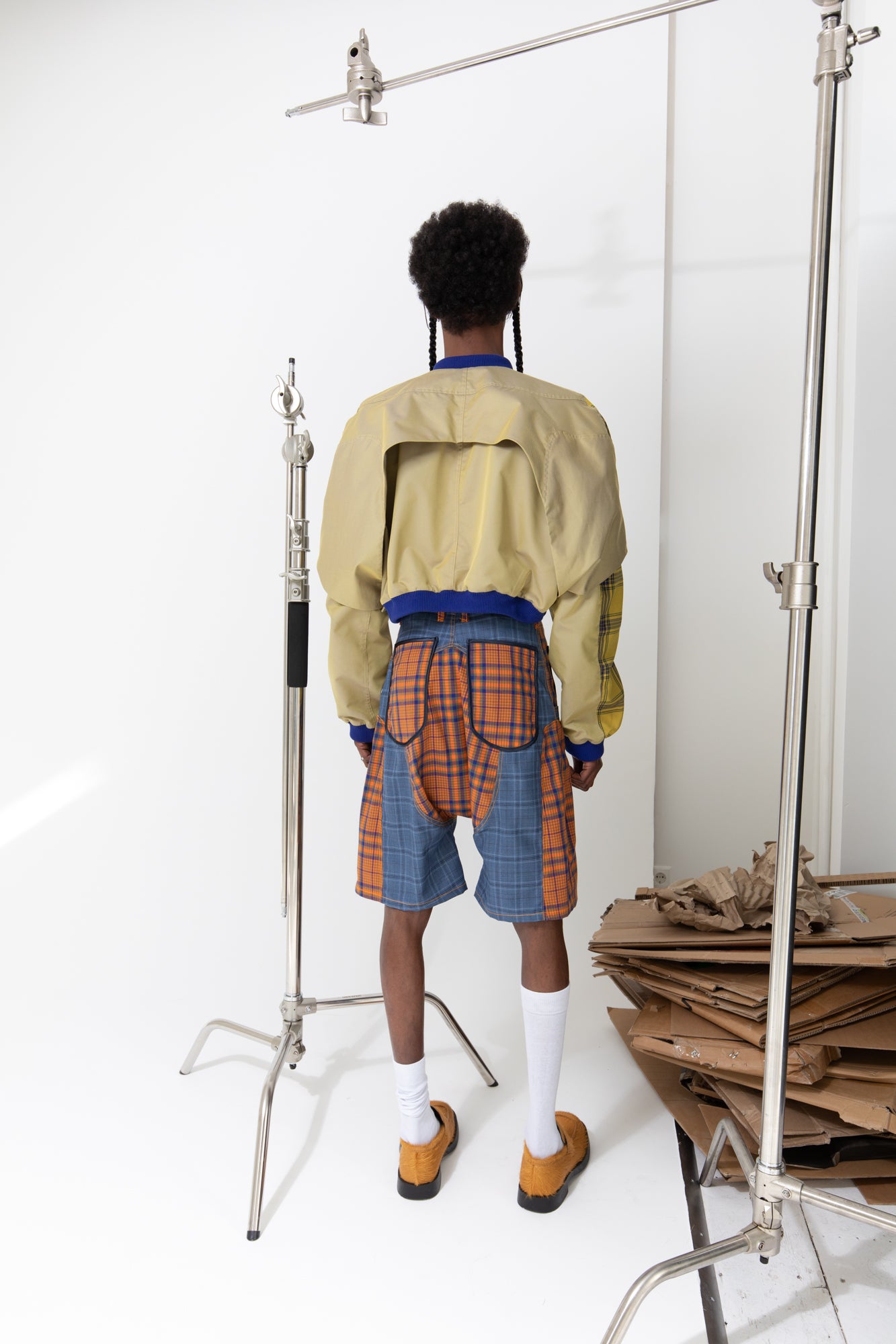 Virgin wool "69" Shorts